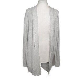BP - Long Sleeve, Open, Grey Cardigan -- Small